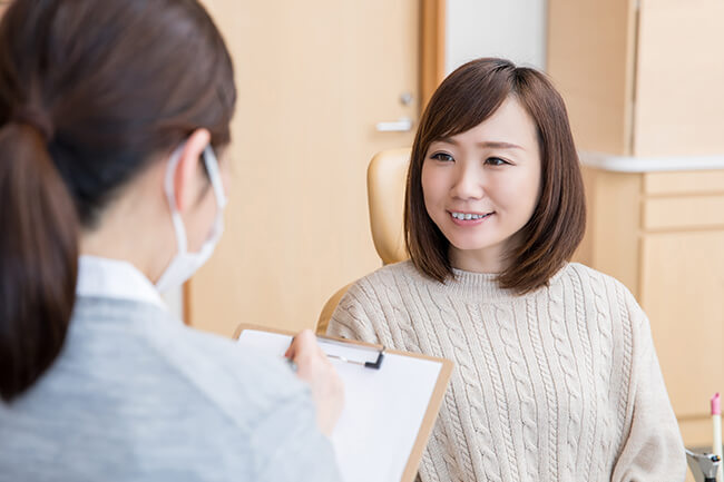 納得できるまでカウンセリング